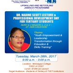 JCTE/HEART TRUST/NTA Dr Nadine Scott Lecture and Professional Development Days