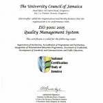 THE UCJ ACHIEVES ISO 9001:2015 CERTIFICATION