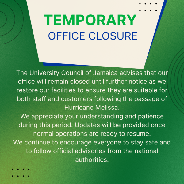 UCJ Closure Nov 4