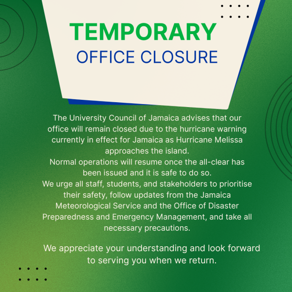 Closure Notice Closure Notice